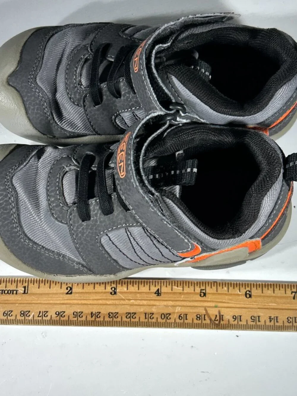 Keen Targhee Low Washable Hiking Toddler Boys Shoes Size 10 Sneakers Gray School